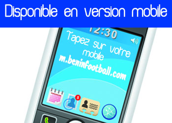 Benin Football en version mobile