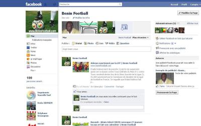 Benin Football est sur Facebook