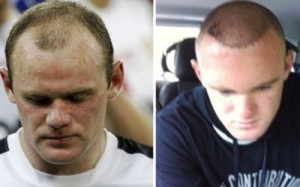 Wayne Rooney et ces cheveux avant et après