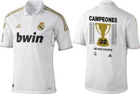 Maillot spécial 32 titres champion Real Madrid 