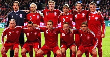 Equipe Danemark  Euro 2012