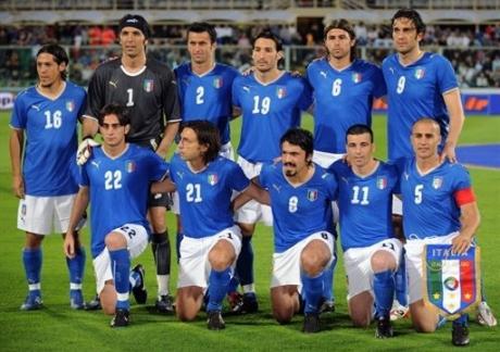 Equipe Italie pour l'euro 2012