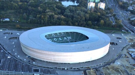 Le stade municipal de Wroclaw Pologne