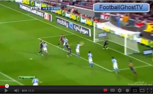 Voici la vidéo résumé des buts du FC Barcelone (5)- Real Sociedad(1)