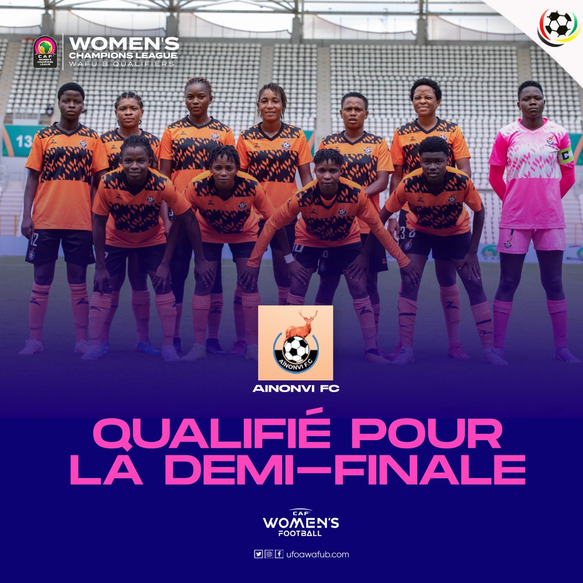 Aïnonvi FC gagne et file en demi_finale