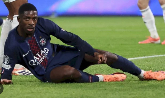 blessure de Ousmane Dembélé