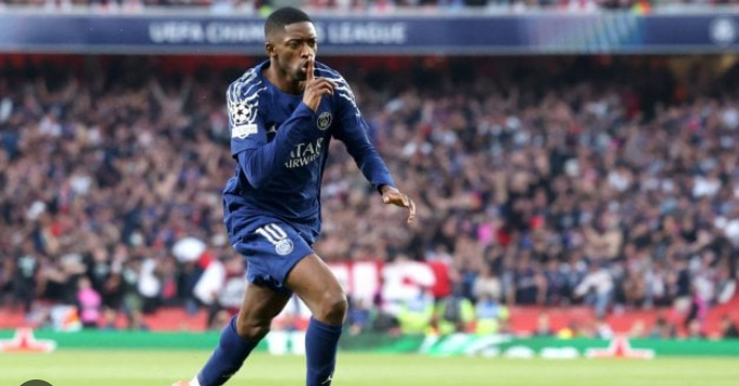 statistiques de Ousmane Dembélé 