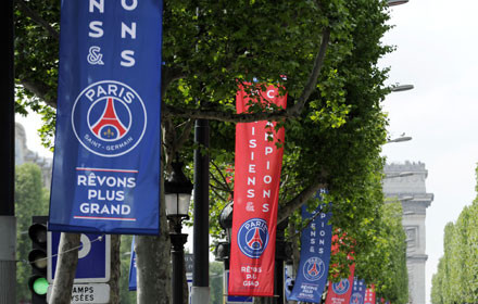 Photos :Paris aux couleurs du PSG