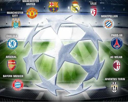 Résultats UEFA Champions league 2012-2013: 2eme journée